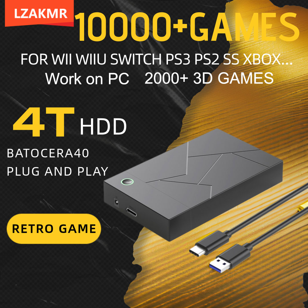 Retro Gaming Universe - เกมเรโทร GameForge 4TB Batocera 40 ระบบ