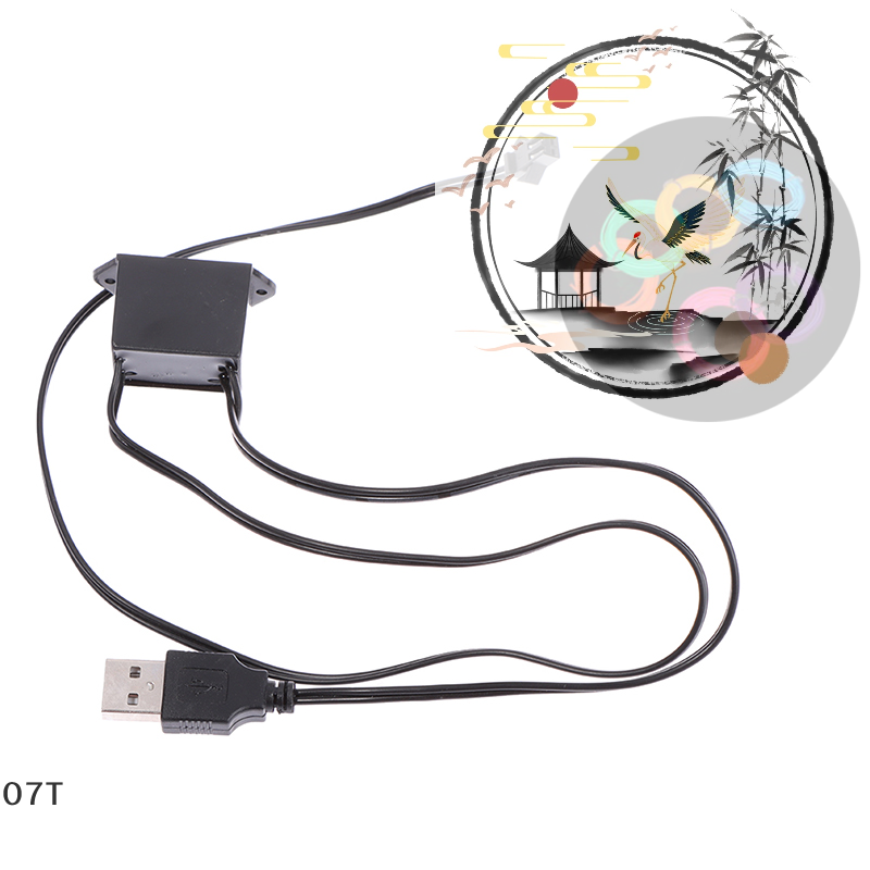 Controller Adapter Usb - ไดรเวอร์อะแดปเตอร์ USB 5V: อินเวอร์เตอร์ควบคุมไฟอิเล็กโทรลูมิเนสเซนต์ 1-5M El