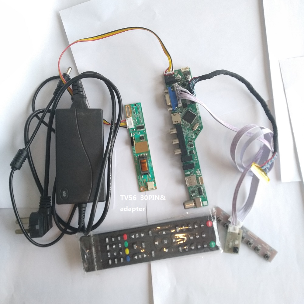 Controller Adapter Usb - TV56 คอนโทรลเลอร์ชุดอะแดปเตอร์สําหรับ LP141WX3-TLN1 1280X800 14.1 