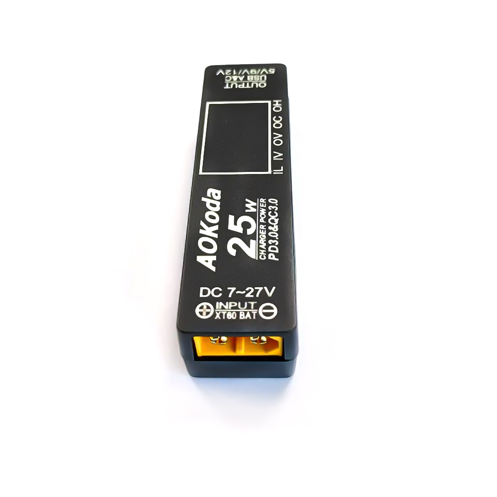 Controller Adapter Usb - อะแดปเตอร์แปลงไฟ AOKoda XT60 เป็น PD3.0 สำหรับชาร์จแบตเตอรี่