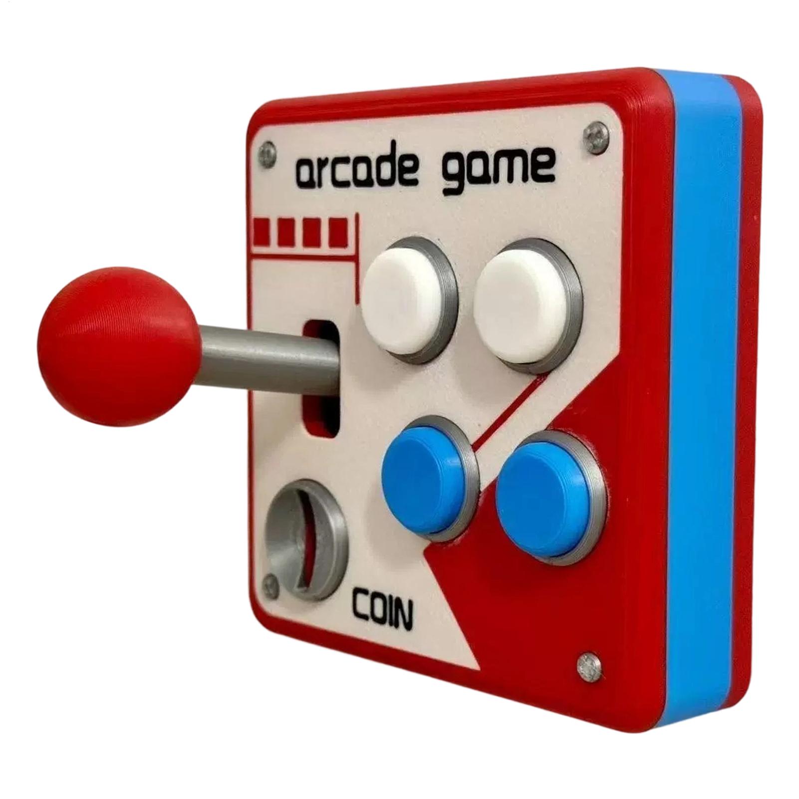 Retro Gaming Room - ฝาครอบสวิตช์ไฟเกมอาร์เคดสไตล์เรโทรสุดสร้างสรรค์ ตกแต่งห้องเกมเมอร์สไตล์เรโทร แผ่นสวิตช์ติดผนังลายจอยสติ๊ก ตกแต่งบ้าน