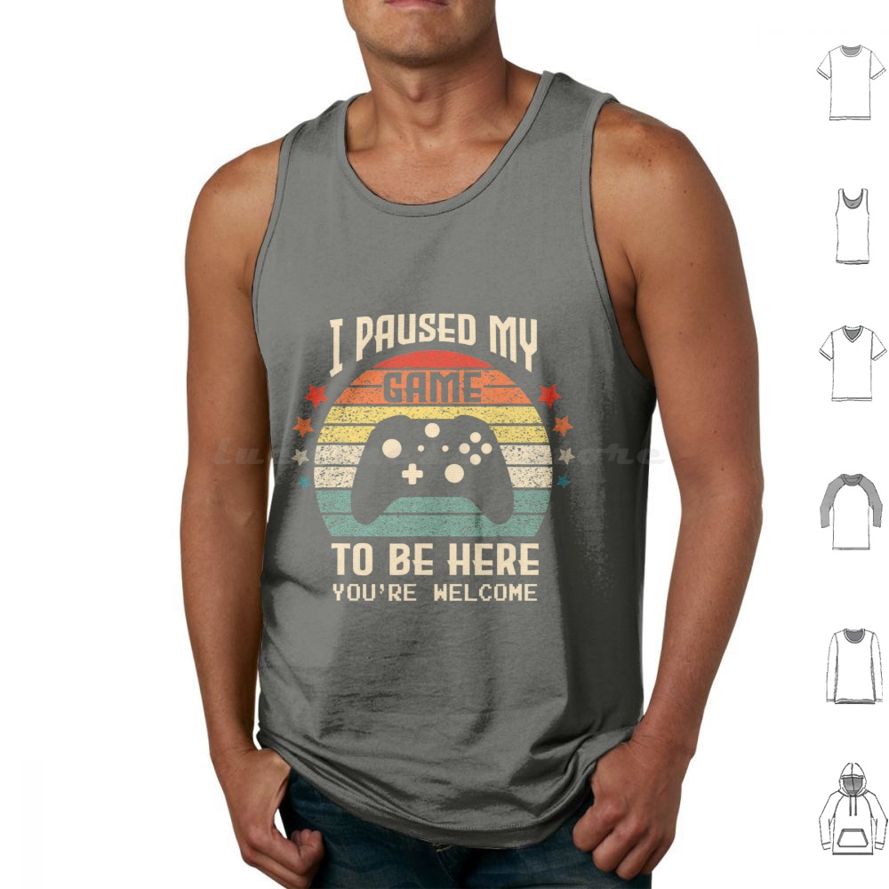 Retro Gaming Gifts For Men - ฉันหยุดเล่นเกมเพื่ออยู่ที่นี่ เกมเมอร์ เกมมิ่ง เรโทร วินเทจ ของขวัญ
