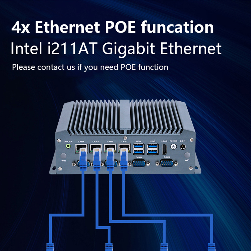 มินิพีซีอุตสาหกรรมไร้พัดลม XCY - Intel Cpu Core I5 บทวิจารณ์และราคา