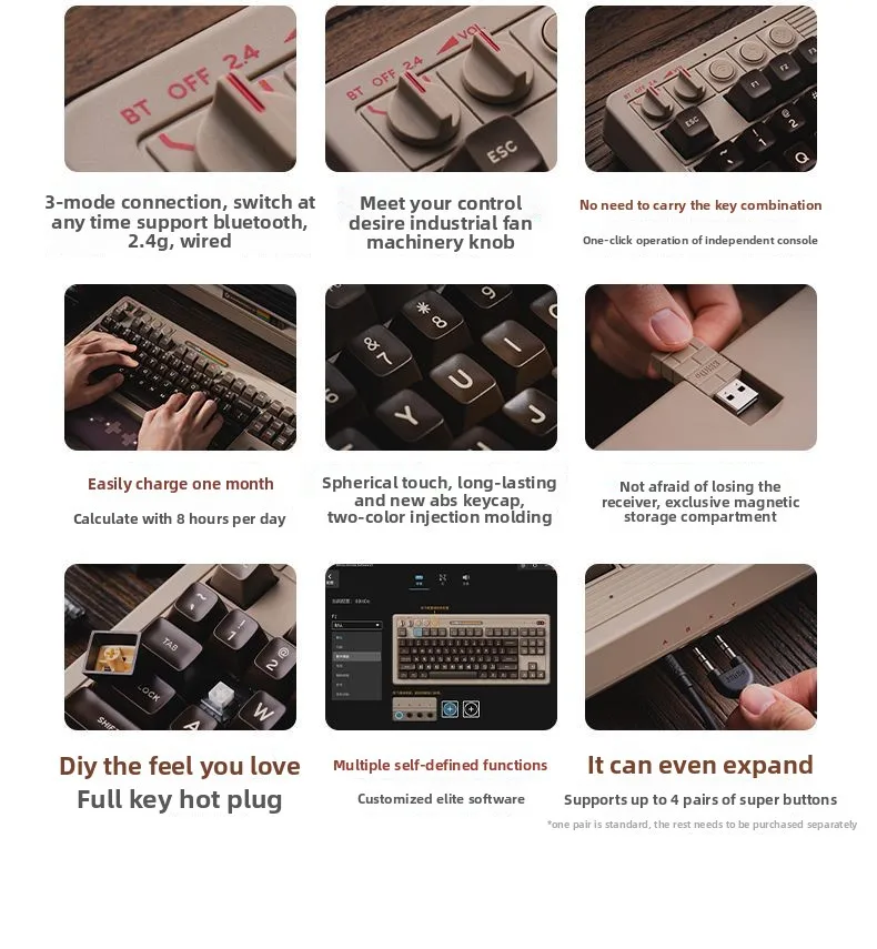 คีย์บอร์ดเกมมิ่งแบบกลไก Retro8 - Retro Gaming Universe บทวิจารณ์และราคา