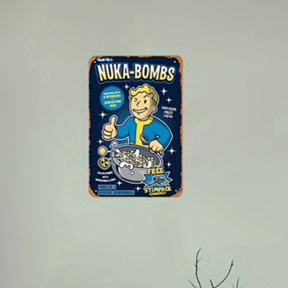 ป้ายผนังโลหะ Vault-Tec Nuka-Bo - Retro Gaming Vault บทวิจารณ์และราคา