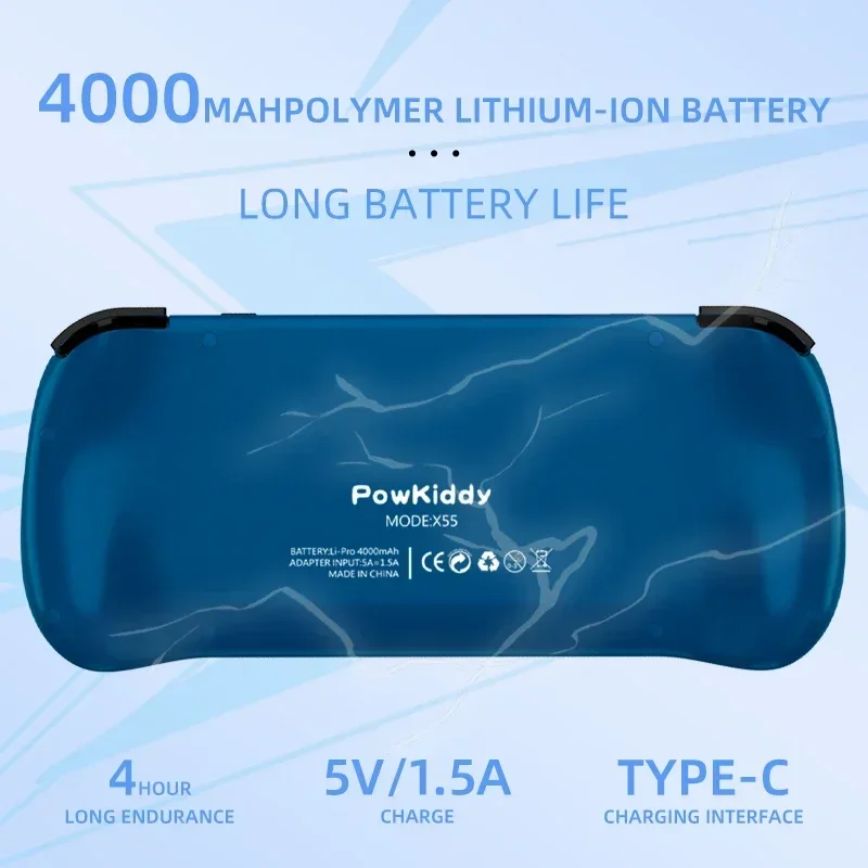 80000 เกม 512G POWKIDDY X55 5. - Retro Gaming Gif บทวิจารณ์และราคา