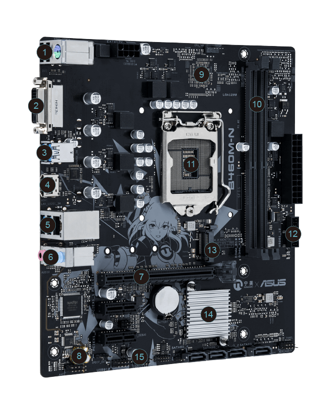 เมนบอร์ด ASUS B460M-N Intel B4 - Intel Cpu Core I5 บทวิจารณ์และราคา