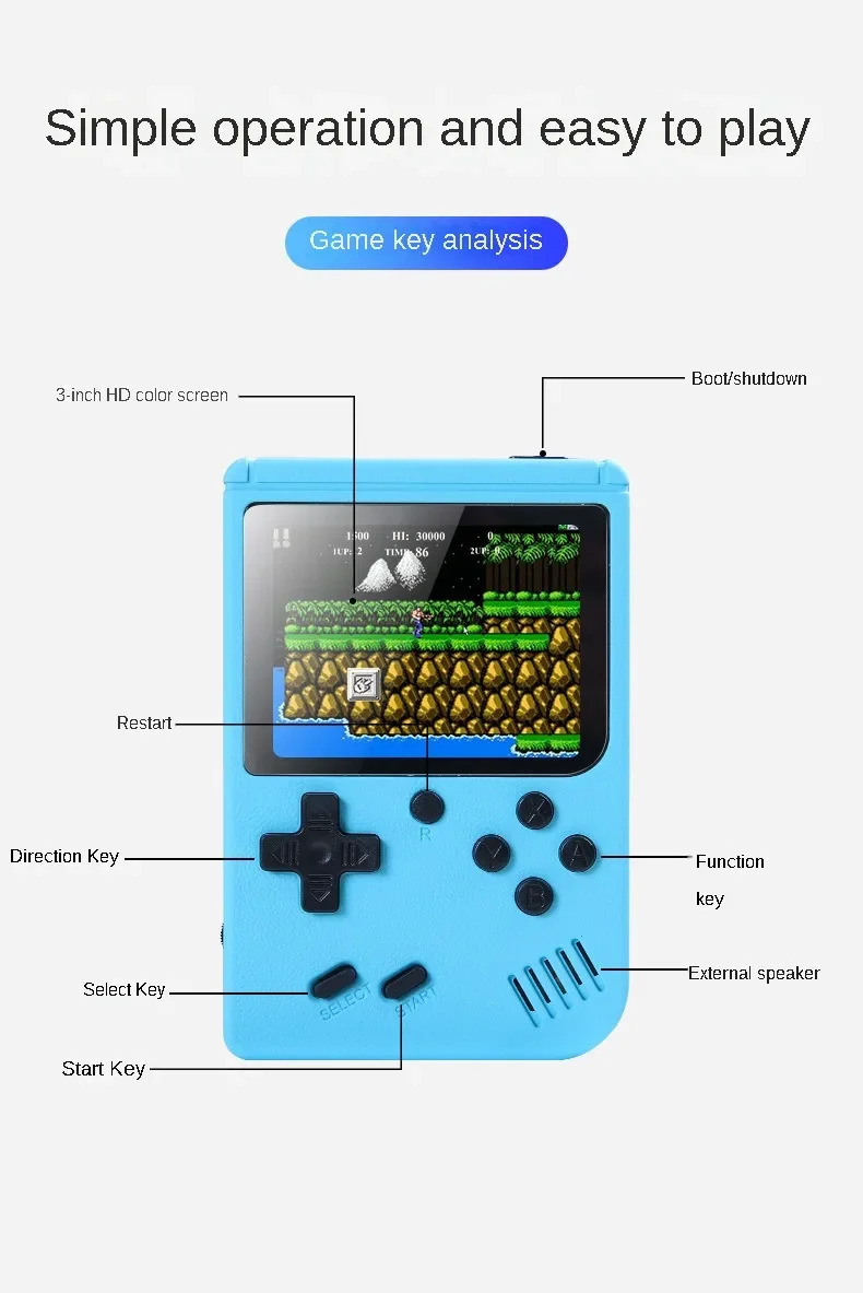 เครื่องเล่นเกมอาร์เคดแบบพกพา จ - Retro Gaming Gif บทวิจารณ์และราคา