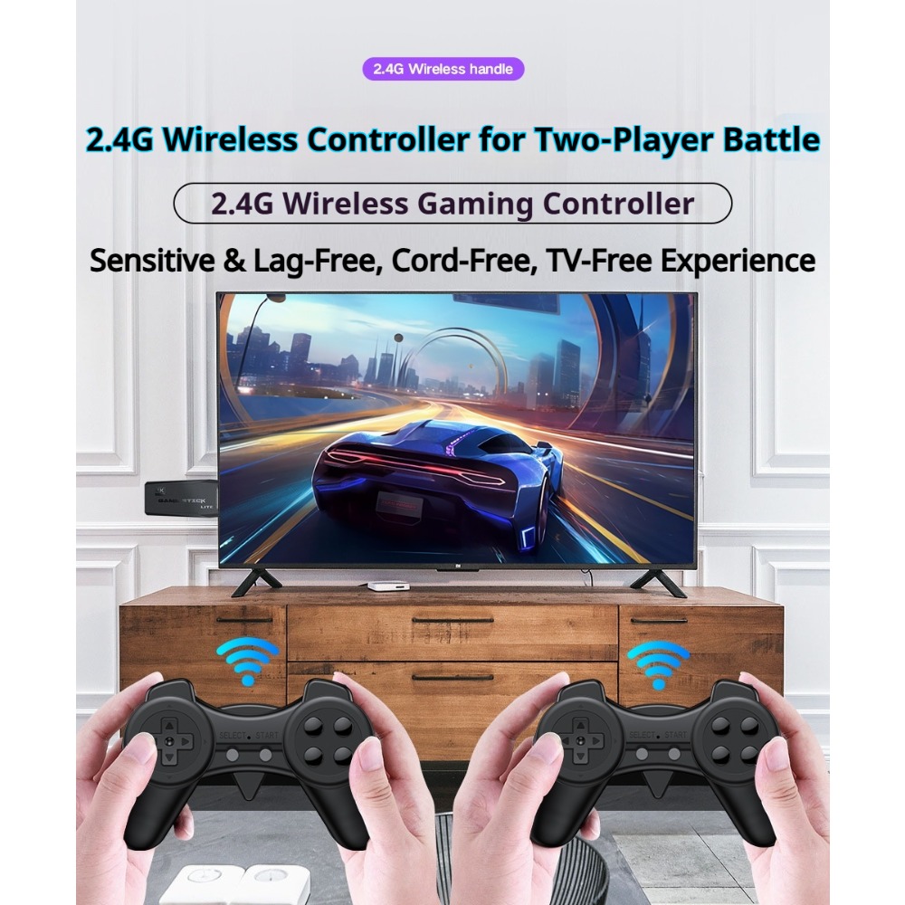 เครื่องเล่นเกมพกพา 4K Retro Ga - Retro Gaming Gif บทวิจารณ์และราคา