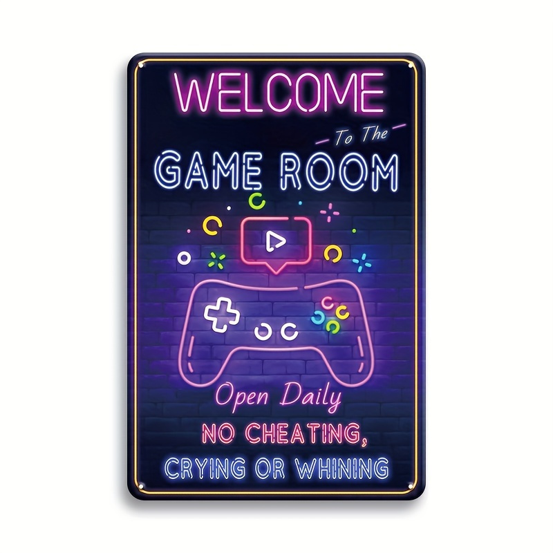 ยินดีต้อนรับสู่ป้ายโลหะห้องเกม - Retro Gaming Room บทวิจารณ์และราคา