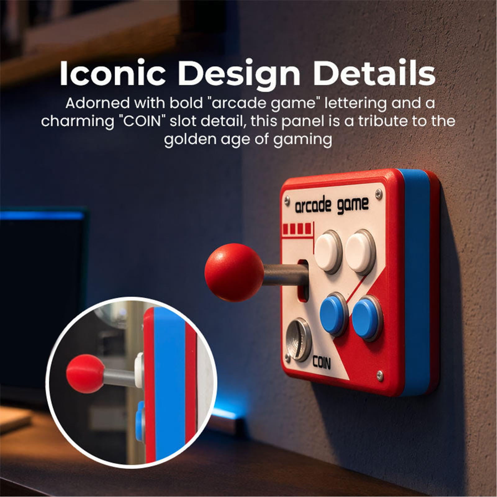 ฝาครอบสวิตช์ไฟเกมอาร์เคดสไตล์เ - Retro Gaming Room บทวิจารณ์และราคา