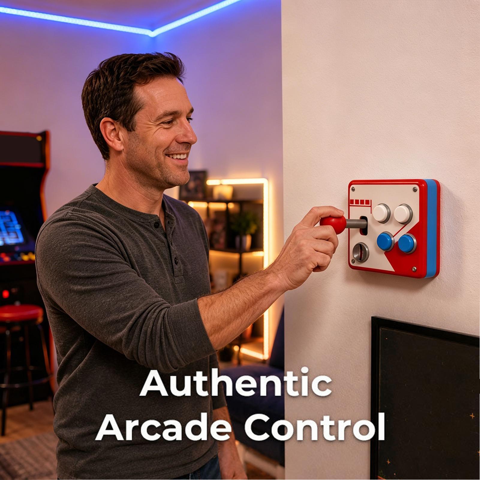 ฝาครอบสวิตช์ไฟเกมอาร์เคดสไตล์เ - Retro Gaming Room บทวิจารณ์และราคา
