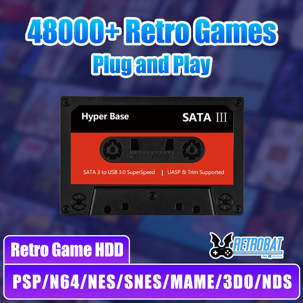 ฮาร์ดไดรฟ์เกม Batocera 500G พร - Retro Gaming Hard Drive บทวิจารณ์และราคา