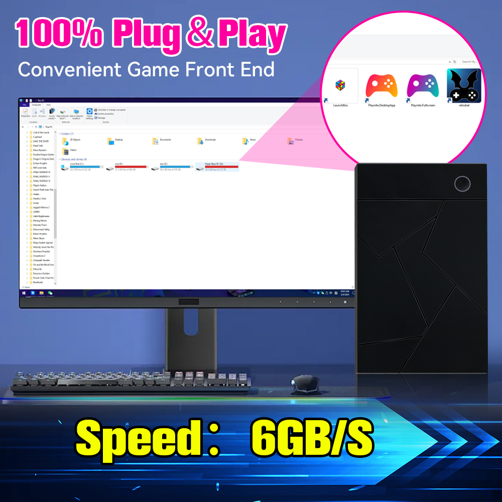 3TB Gaming HDD Retro Emulation - Retro Gaming Hard Drive บทวิจารณ์และราคา